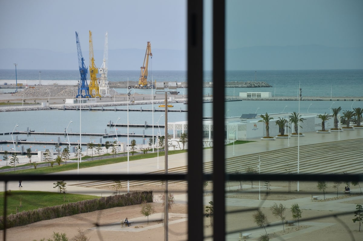 Chambre Twin Vue Ville Hôtel Miramar Tanger
