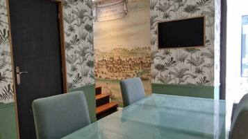 Appartement, en-suite badkamer, uitzicht op tuin (Souchet du Grée) | Dineren