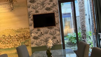 公寓, 独立浴室, 花园景观 (Souchet du Grée) | 用餐