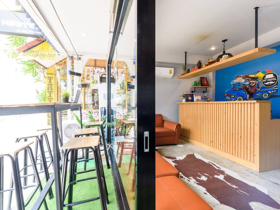 Sala de estar en el lobby