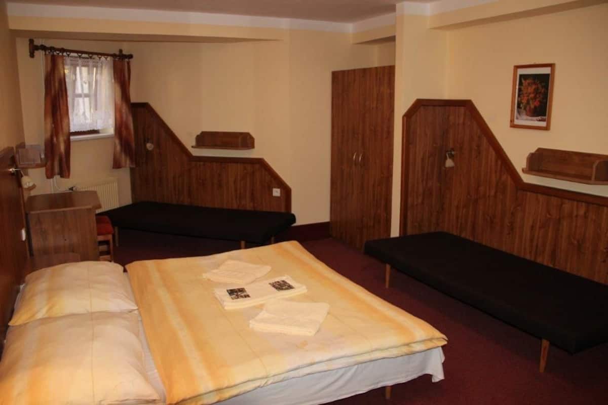 In-room safe, desk, blackout curtains, cots/infant beds