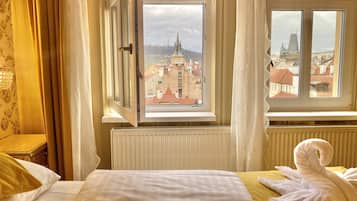 Royal Studio Suite, 1 Bedroom, City View | 1 bedroom, in-room safe, desk, soundproofing