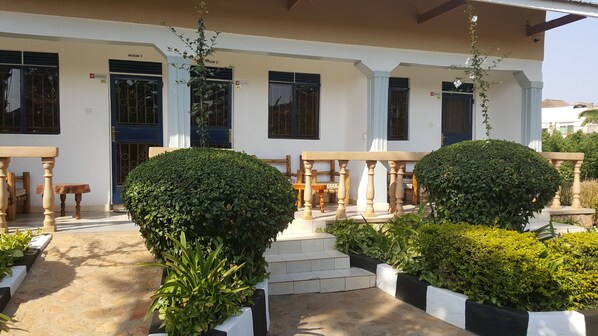 Executive-Doppelzimmer, Gartenblick | Balkon