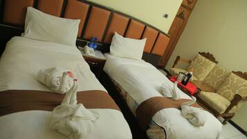 Premium bedding, individually decorated, individually furnished, desk