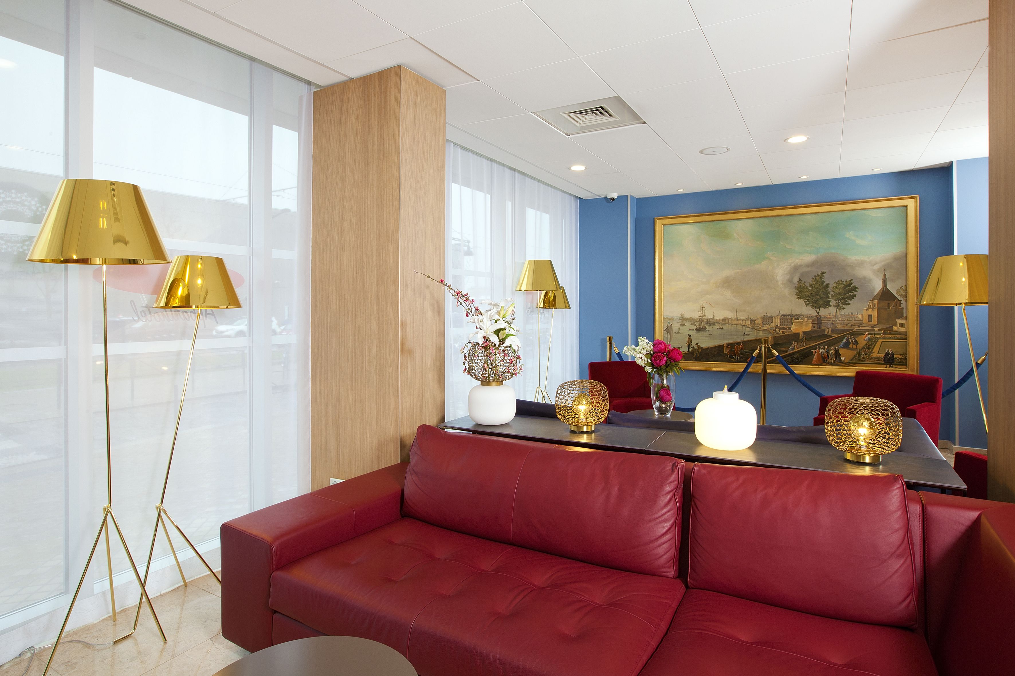 Sala de estar en el lobby