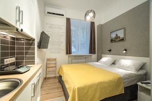 Premium bedding, in-room safe, soundproofing, iron/ironing board