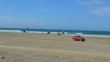 On the beach