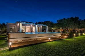 Villa, 3 Bedrooms, Private Pool, Sea View | Terrace/patio