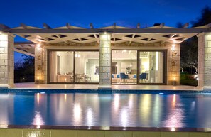 Front of property - evening/night