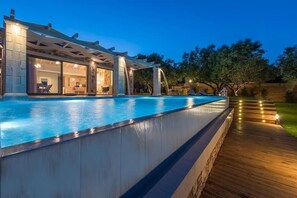 Villa, 3 Bedrooms, Private Pool, Sea View | Terrace/patio