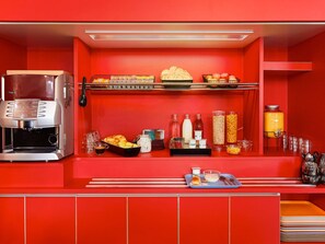 Daily buffet breakfast for a fee - hotelF1 Avranches Baie du Mont Saint Michel (Saint-Quentin-sur-le-Homme)