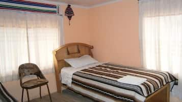 Chambre Double, balcon, vue jardin