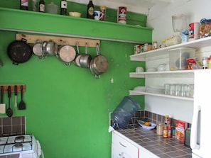 Shared fridge, microwave