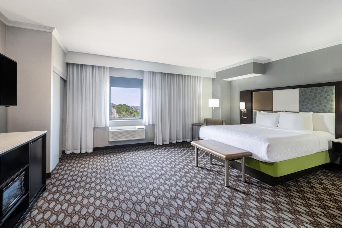 Executive Room, 1 King Bed, Non Smoking, Refrigerator & Microwave (Larger Room) | In-room safe, desk, blackout curtains, soundproofing