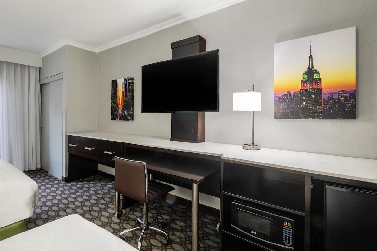 Standard Room, 2 Queen Beds, Accessible, Refrigerator & Microwave | In-room safe, desk, blackout curtains, soundproofing