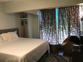1 dormitorio, ropa de cama de alta calidad, caja fuerte
