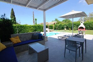 Suite Studio Deluxe, piscine privée | Vue sur le jardin