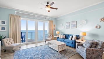 Condo, 1 Bedroom (2119) | Living area | 50-inch Smart TV with cable channels, Netflix, Hulu