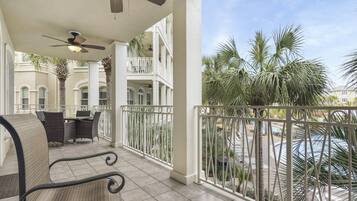 Condo, 3 Bedrooms, Pool View (B201) | Balcony