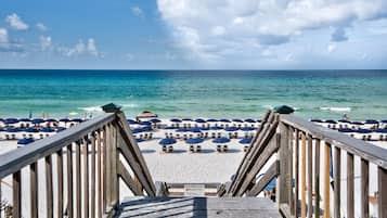 Private beach nearby