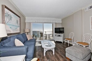 Two Bedroom Condo with a Sea View 820 | Living room | TV