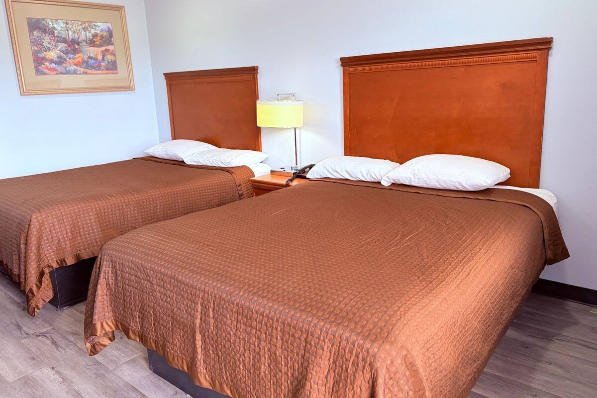 Room, 2 Queen Beds, Non Smoking | Desk, free WiFi, bed sheets