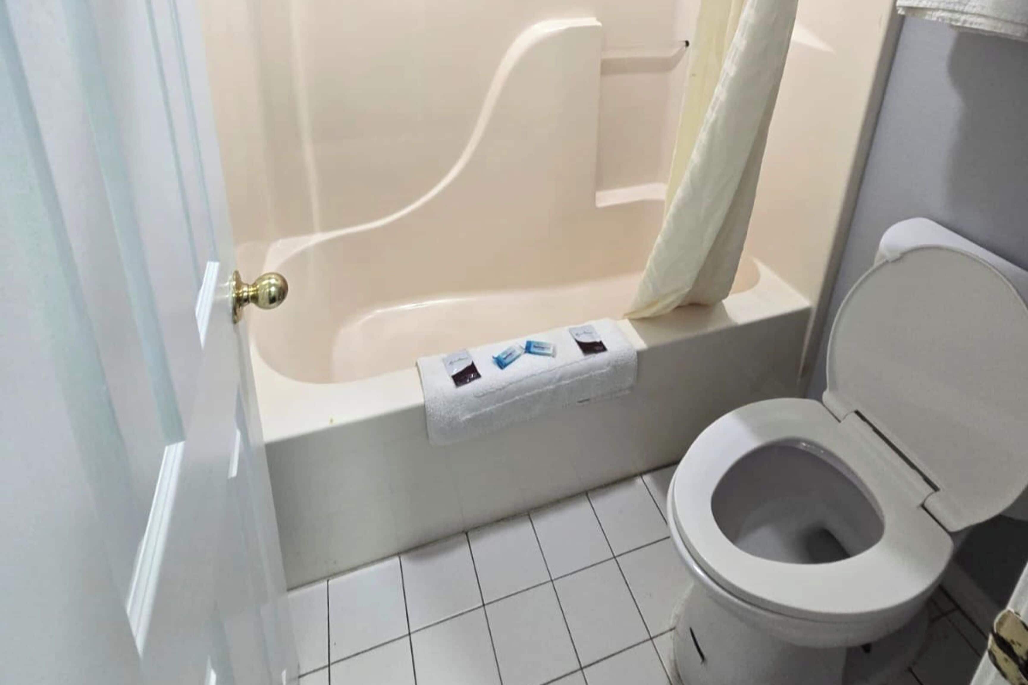 Free toiletries, towels