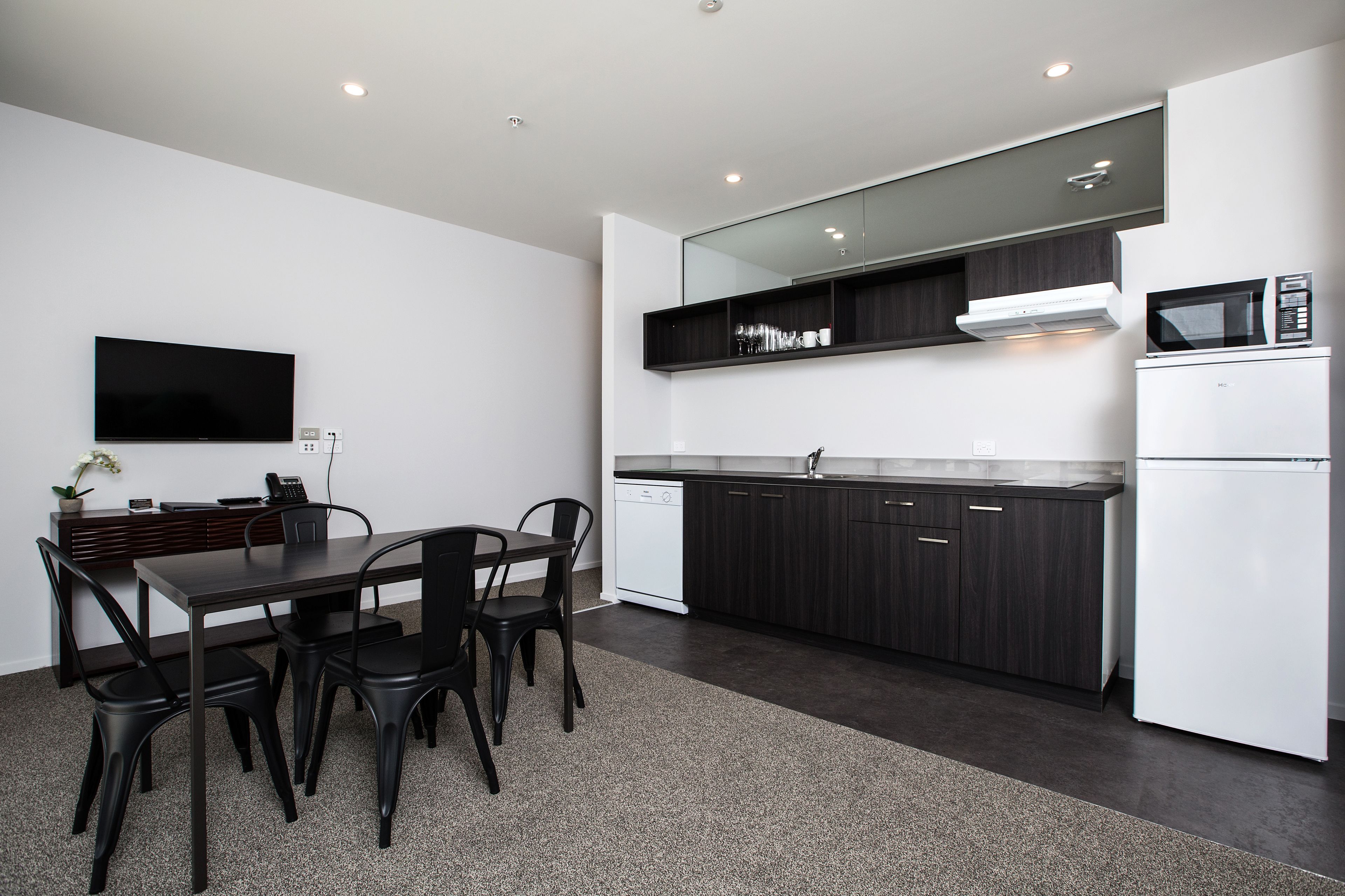 double or twin room, 2 bedrooms | private kitchen | full-sized fridge, microwave, espresso maker, electric kettle