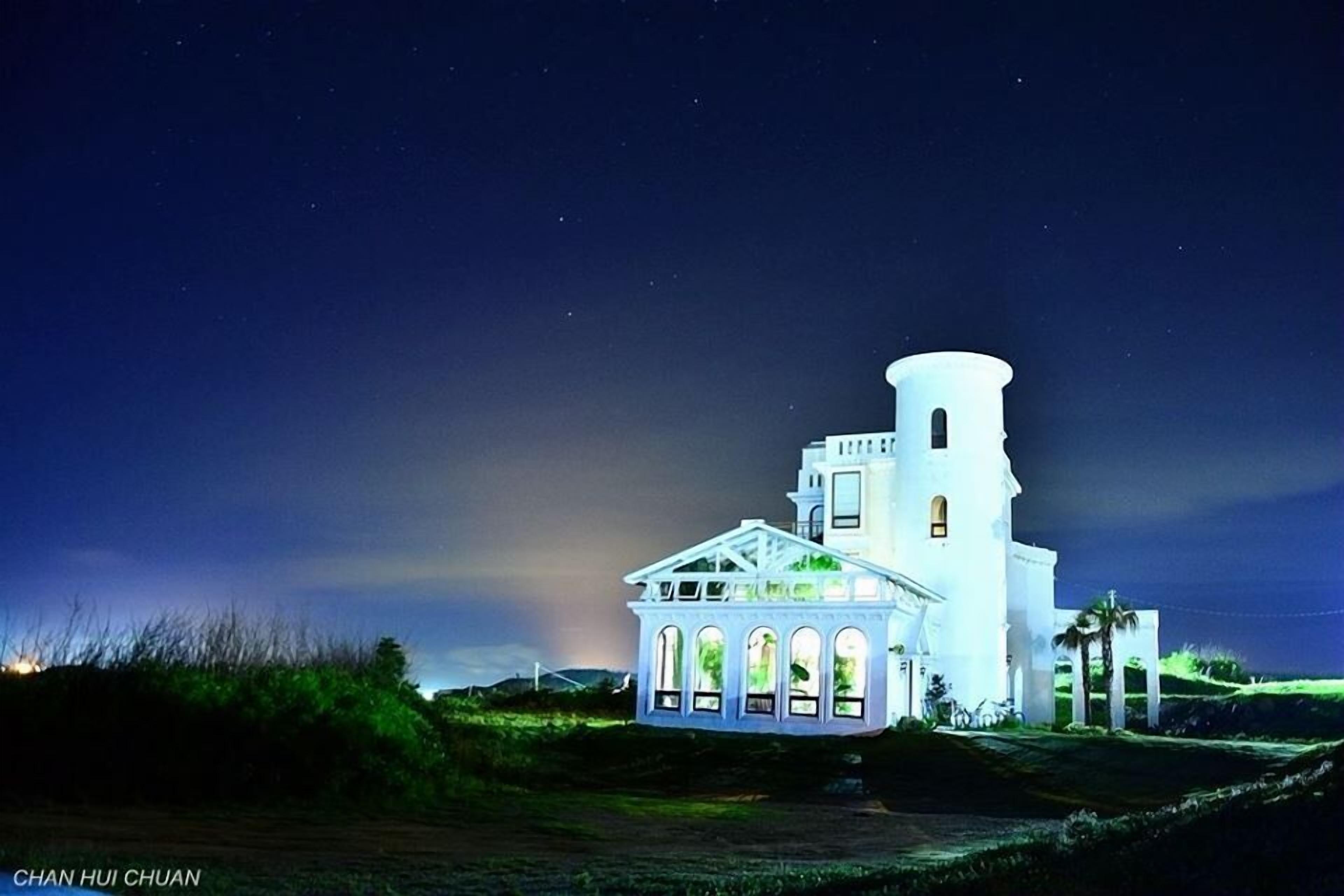 Front of property - evening/night