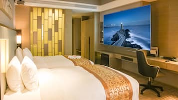 Habitación Premier con 2 camas individuales | Minibar, caja de seguridad en la habitación, escritorio y wifi gratis