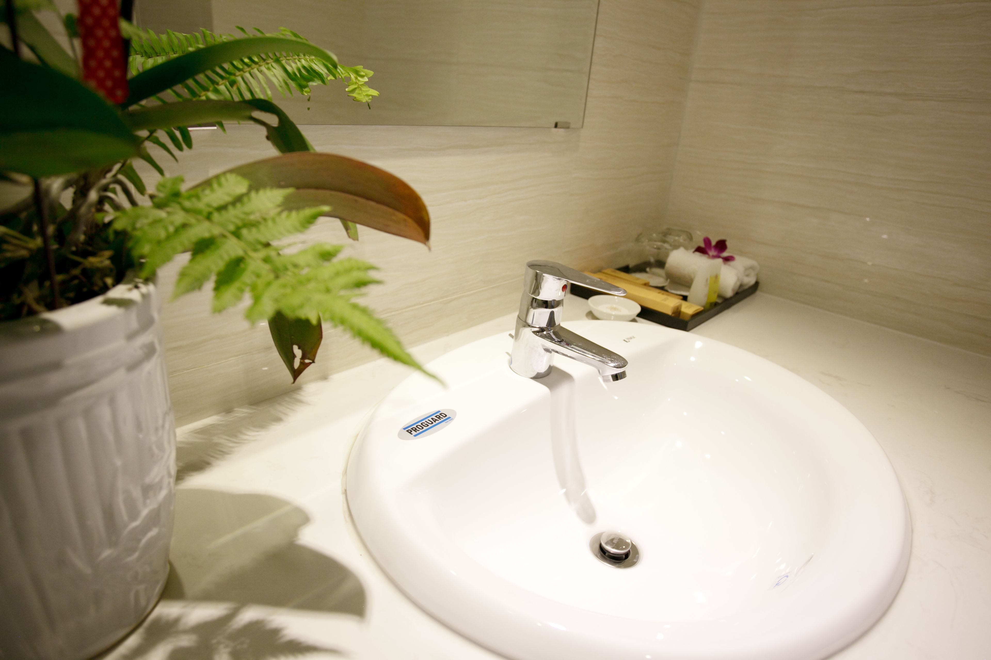 deluxe twin room | bathroom | shower, free toiletries, hair dryer, dressing gowns