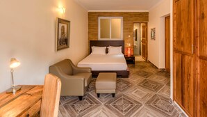 Suite Luxe, 1 chambre, coin cuisine, vue piscine