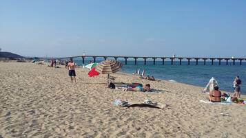 On the beach