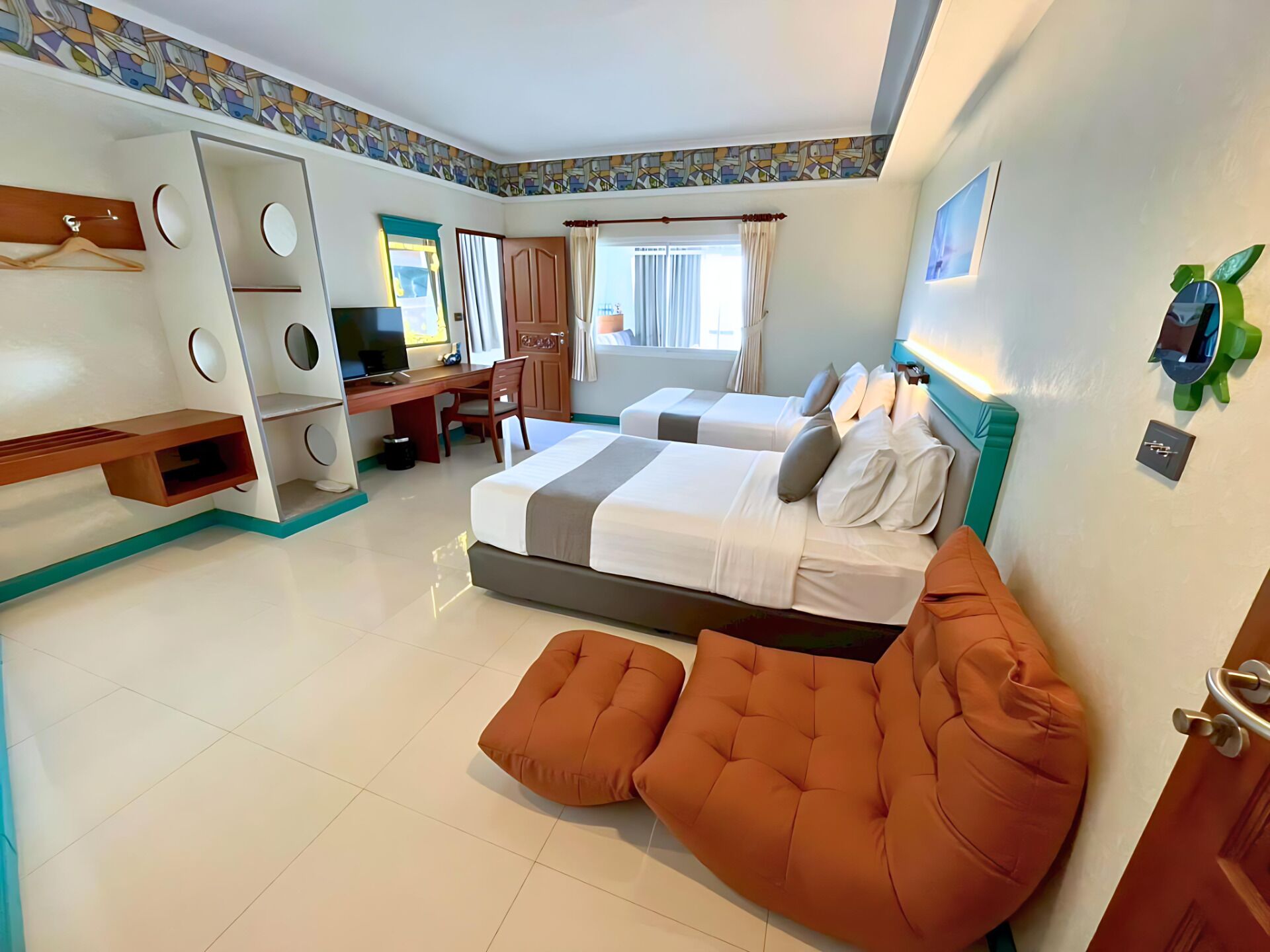 Family Suite, 2 Bedrooms, Sea View | Minibar, in-room safe, blackout drapes, free WiFi