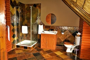 Loft (Room) | Bathroom shower - Amaka Private Game Reserve and Safaris (Colenso)