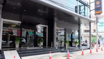 Entrada al alojamiento