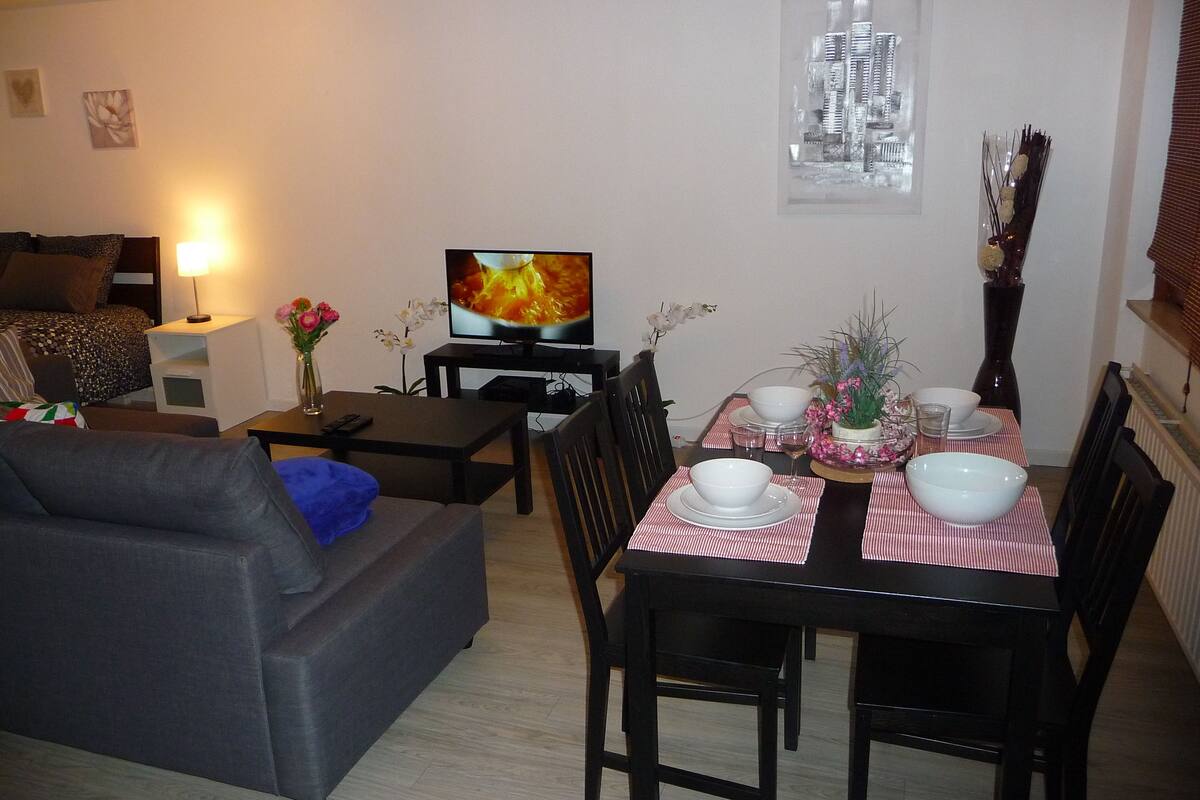 Studio (15/17 rue des Fripiers bloc 3) | Living area
