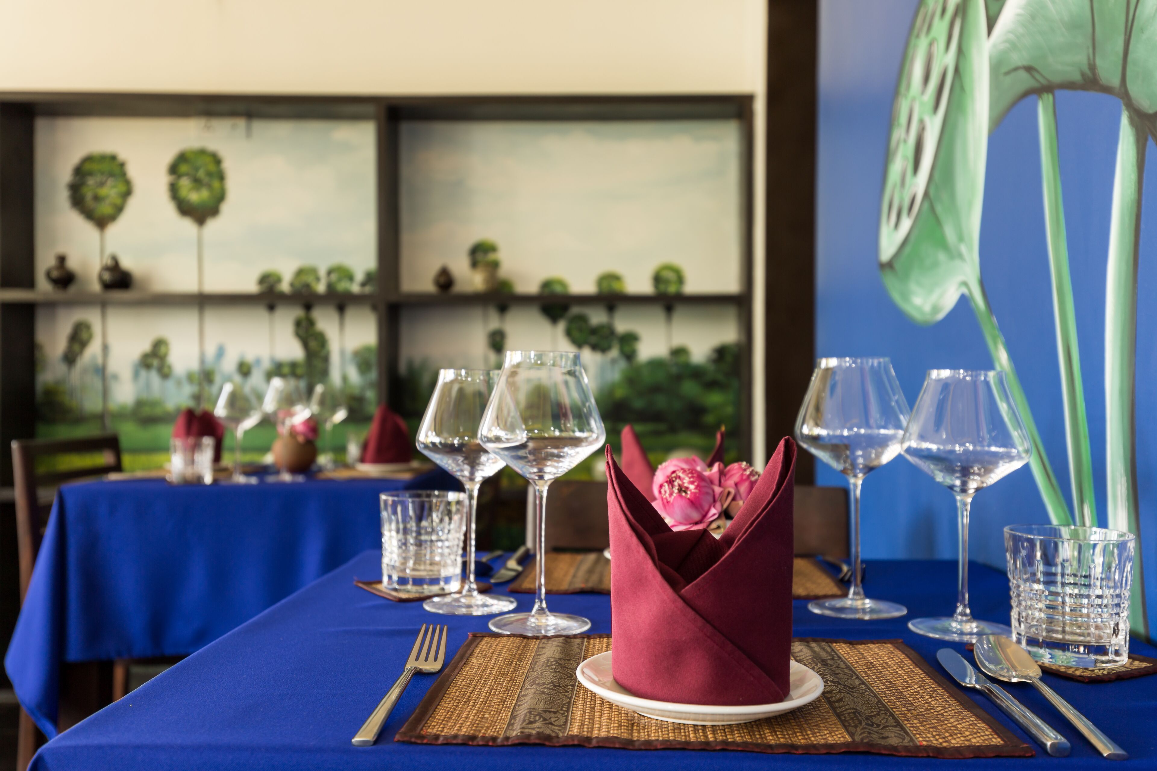 breakfast, lunch served; local and international cuisine, pool views