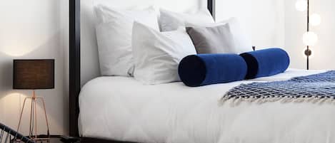 Departamento, 2 habitaciones | Ropa de cama de alta calidad y decoración personalizada