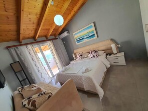 Huoneisto, 2 makuuhuonetta, merinäköala | Ilmainen Wi-Fi