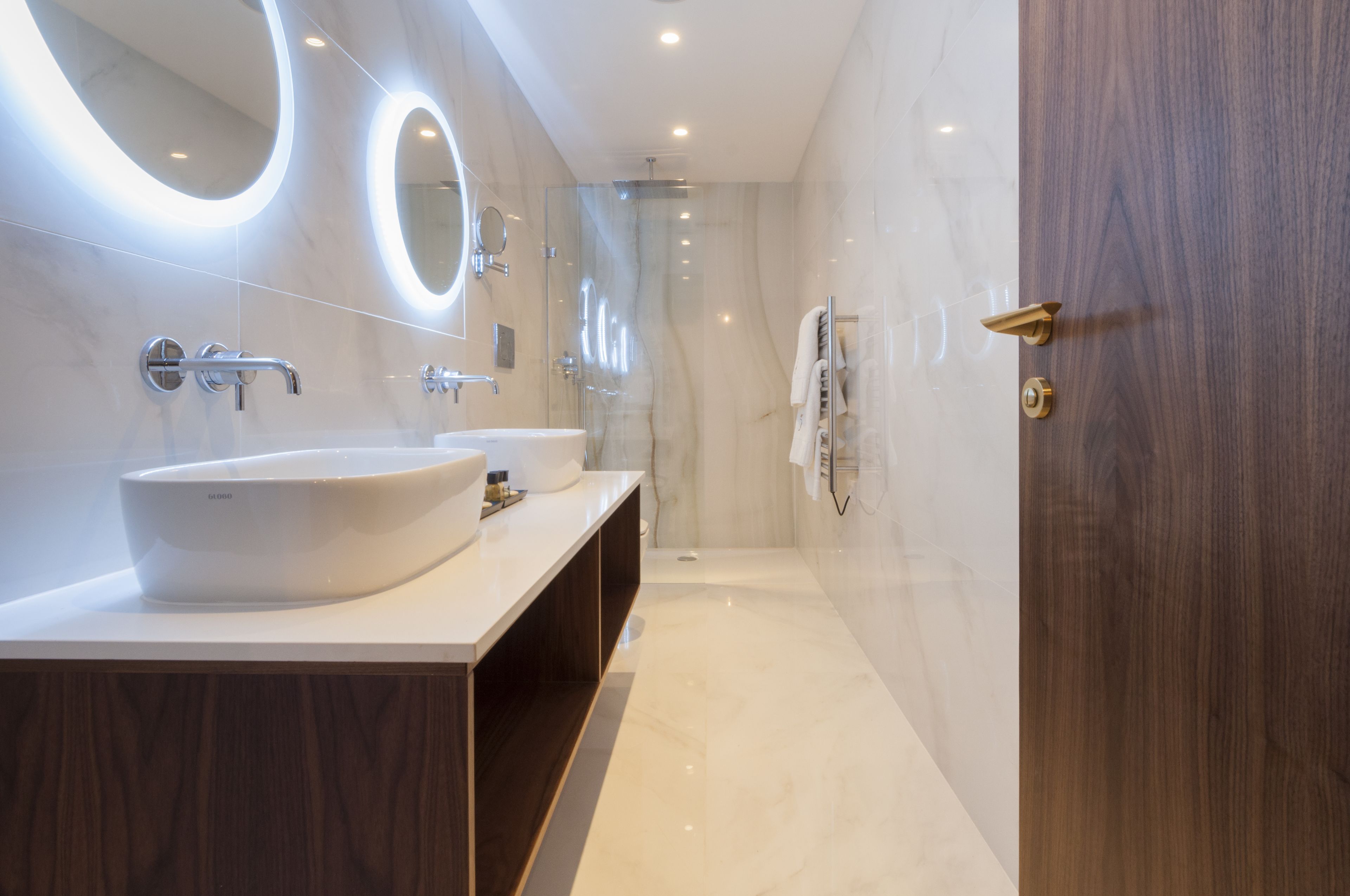 free toiletries, bathrobes, slippers, towels