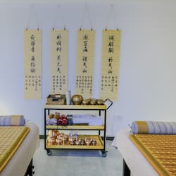 Aromatherapy, deep-tissue massages, massages