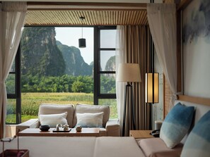 Living area - Yangshuo Zen Garden Resort - Yulong River (Guilin)