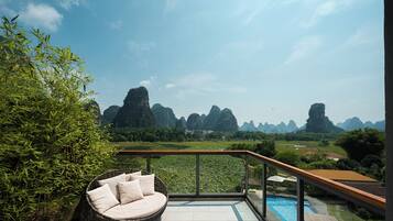 Premium Double Room, Mountain View | Terrace/patio