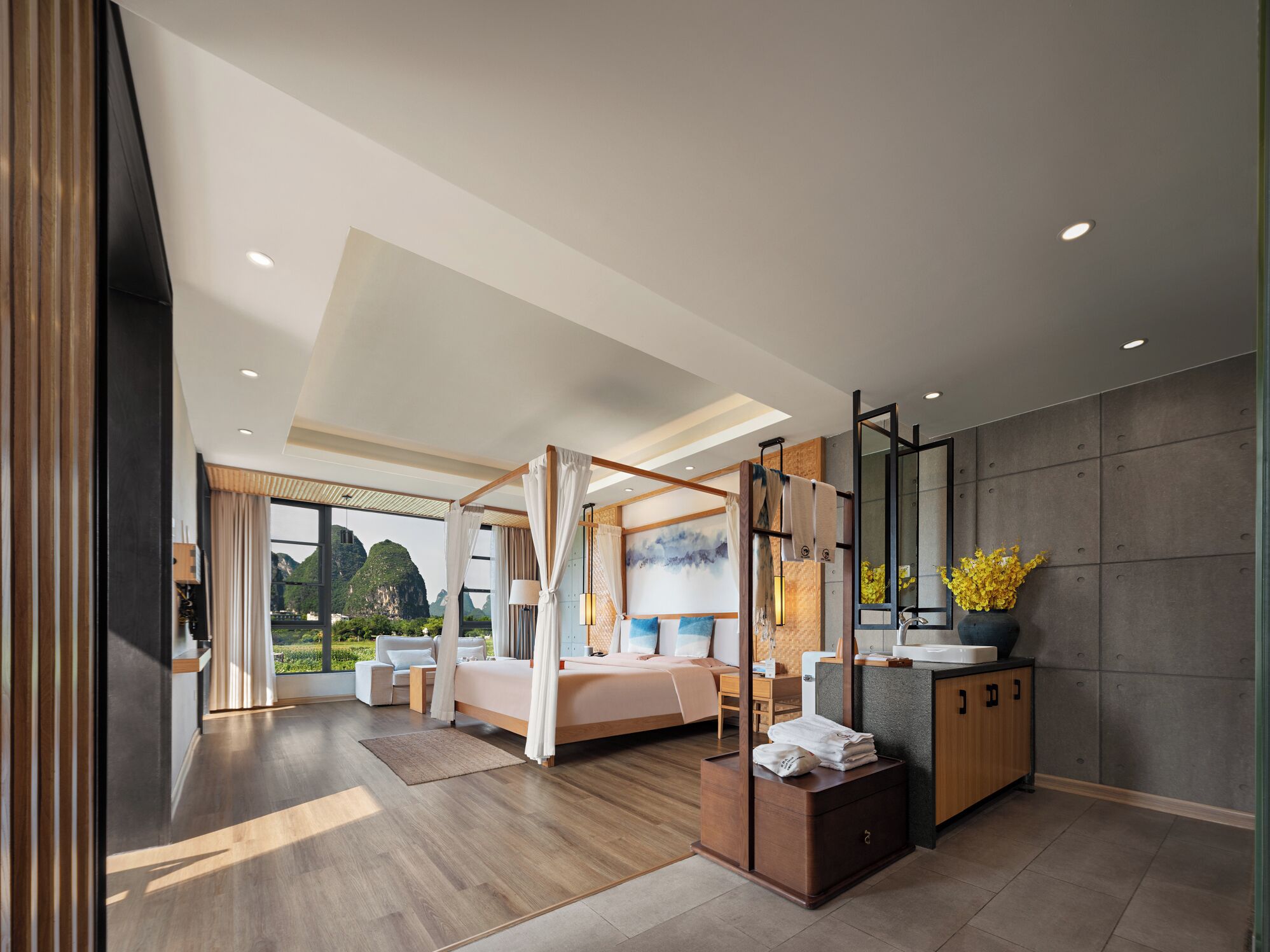 Deluxe-Studio, Bergblick