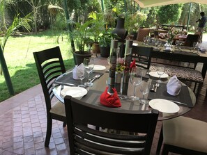 Breakfast, lunch, dinner served; international cuisine - Fair Acres Boutique Hotel (Nairobi)