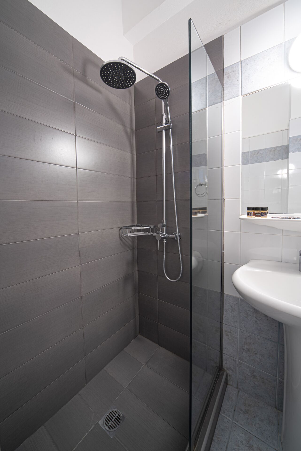 shower, free toiletries, hair dryer, bathrobes