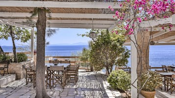 Outdoor wedding area