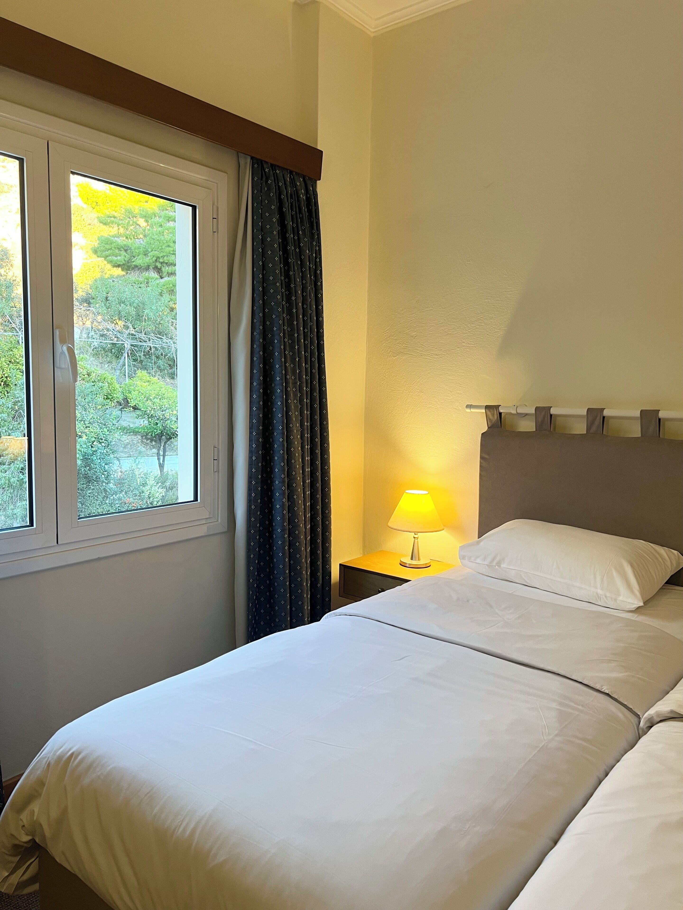 Budget Twin Room without a Balcony/Mountain View | 隔音、熨斗/熨衣板、免费 WiFi、床单