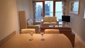 Apartment, 2 Bedrooms, Balcony, City View | Desk, iron/ironing board, free WiFi